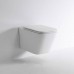 TECEspring S Комплект: Унитаз подвесной Regular, безободковый, смыв Torando flush, сиденье Slim с микролифтом и быстрым снятием, цвет: белый. 9700996