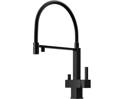 Смеситель для кухни Sancos Moro SC4006MB с гибким изливом, матовый черный Смеситель для кухни Sancos Moro SC4006MB с гибким изливом, матовый черный