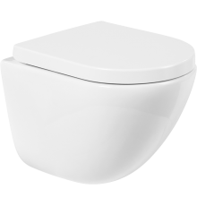 Унитаз подвесной BelBagno Amanda BB051CHR безободковый, крышка BB105SC с микролифтом