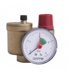 Группа безопасности котла компактная Gappo 1 ВР-3/4 ВР 3 бара 50 кВт. G1453