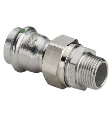 Переходник Viega Sanpress Inox нержавеющая сталь 3/4 х28 мм. 438326