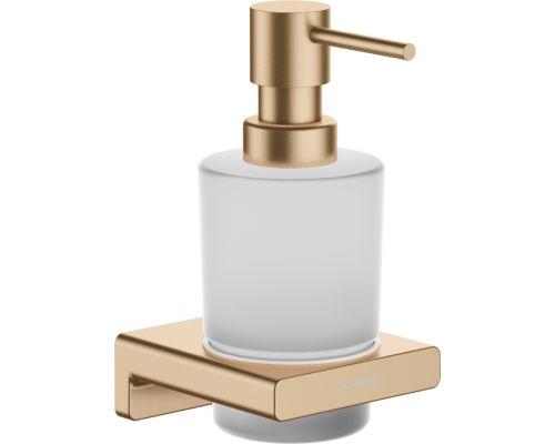 HG 41 745 140 AddStoris Диспенсер для жидкого мыла, 200 мл, металл/матовое стекло 41745140