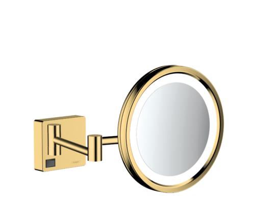 HG 41 790 990 AddStoris Косметическое зеркало Ø160 мм, х3, с LED подсветкой, 220V 41790990