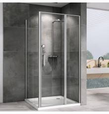 Душевой уголок Abber Sonnenstrand AG04110S-S90 90x110, профиль хром, стекло прозрачное