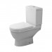 Duravit Starck 3 унитаз моноблок приставной 65.5х36см,  слив в стену , с креплениями, цвет: белый. 0126090000,  0920100005