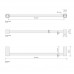 Decor Walther Corner HTE40 Полотенцедержатель 40см, подвесной, цвет: хром. 0560100