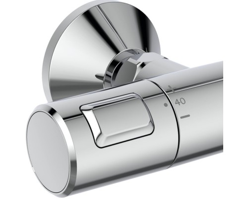 Ideal Standard Ceratherm T25 Душевая система с термостатическим смесителем, верхним душем Oslash;20см., держателем, лейкой для душа и шлангом 160см., цвет: хром. A7590AA