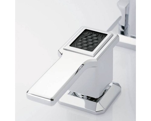 THG Meacute;tropolis agrave; manettes cristal noir Смеситель для раковины, на 3 отв., цвет: хром/черный хрусталь. A2M-A02-151 THG Meacute;tropolis agrave; manettes cristal noir Смеситель для раковины, на 3 отв., цвет: хром/черный хрусталь. A2M-A02-151