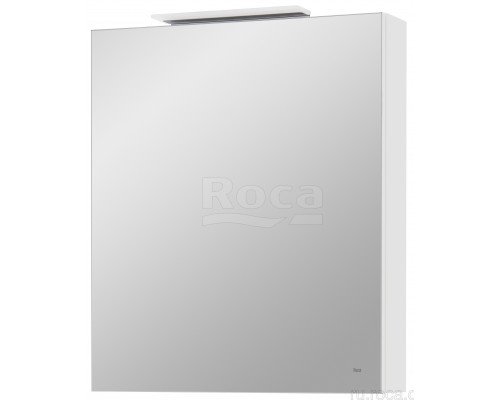 Roca 7.8576.4.550.1 Oleta Шкаф зеркальный, петли слева, 600х700х137 мм, LED свет., Белый матовый A857645501
