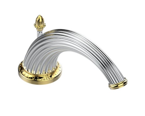 THG Malmaison Metal Излив для раковины, цвет: Хром/золото. U93-G02-170 THG Malmaison Metal Излив для раковины, цвет: Хром/золото. U93-G02-170