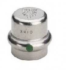 Заглушка, Viega, Sanpress inox, с SC-Contur, нержавеющая сталь, 22 мм, модель 2356