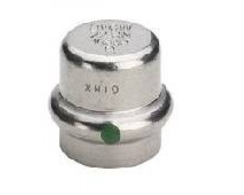 Заглушка, Viega, Sanpress inox, с SC-Contur, нержавеющая сталь, 22 мм, модель 2356