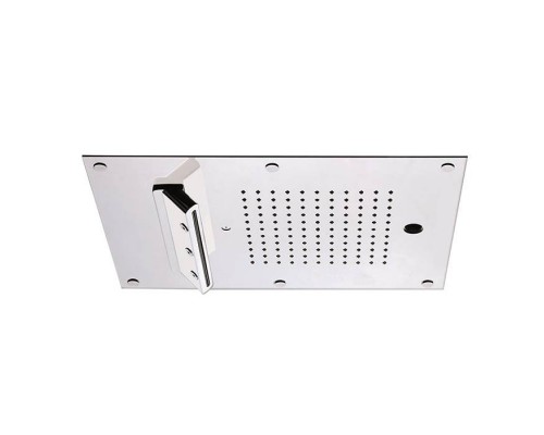 Carimali MyDream Верхний душ 450х300 мм, потолочный, 121 форсунка, 3 потока воды: дождь, каскад, распылители, 2 й каскад, хромотерапия, цвет: хром. 23079XN/S-CRX, 0P001-CR Carimali MyDream Верхний душ 450х300 мм, потолочный, 121 форсунка, 3 потока воды: дождь, каскад, распылители, 2 й каскад, хромотерапия, цвет: хром. 23079XN/S-CRX, 0P001-CR