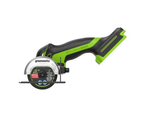Машина шлифовальная угловая Greenworks GD24UCS 24 V (без АКБ и ЗУ) Машина шлифовальная угловая Greenworks GD24UCS 24 V (без АКБ и ЗУ)