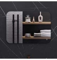 Зеркало Aqua de Marco Milan 50х70 см, с LED-подсветкой