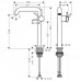 Hansgrohe Tecturis S Смеситель для раковины, высокий, 1 отв., CoolStart EcoSmart+, с донным клапаном Push-Open, цвет: черный матовый. 73370670