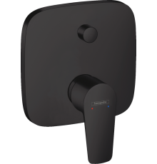 Встраиваемый смеситель для душа и ванны Hansgrohe Talis E 71474670, С ВНУТРЕННЕЙ ЧАСТЬЮ, матовый черный