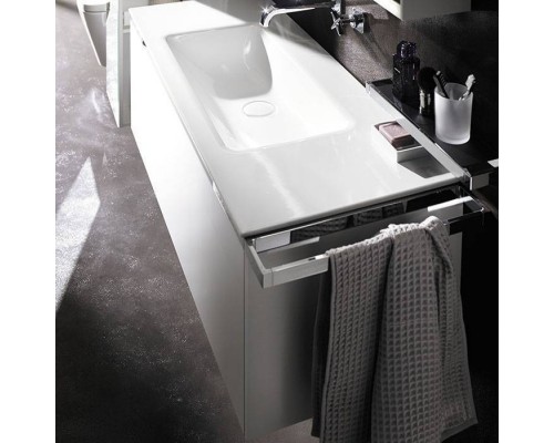 Burgbad Yso Комплект подвесной мебели 129.5x49x45 см, цвет: белый матовый. SFAF121 L F2119 C0001*0, SPHA120 L K0374 Burgbad Yso Комплект подвесной мебели 129.5x49x45 см, цвет: белый матовый. SFAF121 L F2119 C0001*0, SPHA120 L K0374