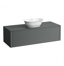 Laufen New Classic Тумба с раковиной, 117.5x45.5x34.5см, 1 ящиком, подвесная, цвет: серый. 4.0602.1.085.627.1,  8.1285.2.757.112.1
