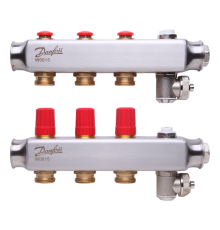 Комплект коллекторов Danfoss SSM-3 для 3 контуров. 088U0803