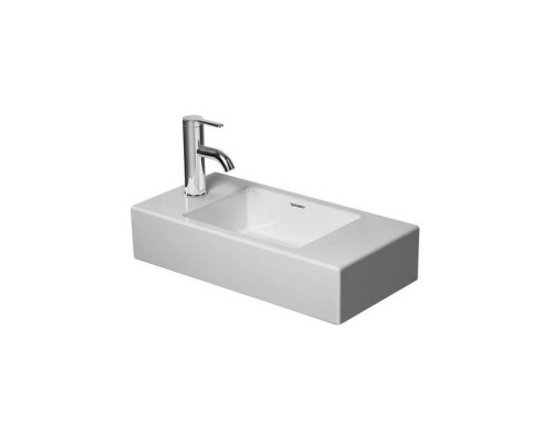 Duravit Vero Air Раковина 50х25см., накладная, 1 отв., левая, цвет: белый. 0724500009 Duravit Vero Air Раковина 50х25см., накладная, 1 отв., левая, цвет: белый. 0724500009