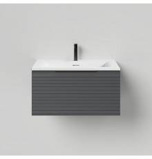 Salini Touch Тумба подвесная 60х50х32см., с раковиной, 1 ящик, гор. фрез., цвет: Anthracite. T600H1AON205