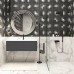 TW Shape комплект подвесной мебели 122х52см, с раковиной, с 1 выдвиж. ящиком с механизмом push-to-open, цвет: серый матовый RAL7016. SHAP120-G+548001*1