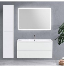 Мебель для ванной комнаты BelBagno Albano 120 подвесная, bianco lucido, белая глянцевая раковина