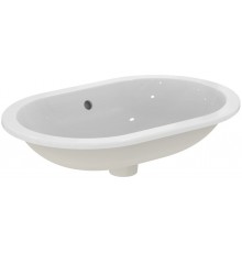 IS E504901 Connect Раковина встраиваемая, овал, 620х410х175 мм, без отв. под смес., с отв. перелива E504901