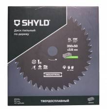 Диск пильный по дереву SHYLD твердосплавный 350х50 мм, 40 зубьев(20360)