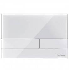TECEspring Панель смыва для унитаза, акриловая, плоская, цвет: белый. S240850