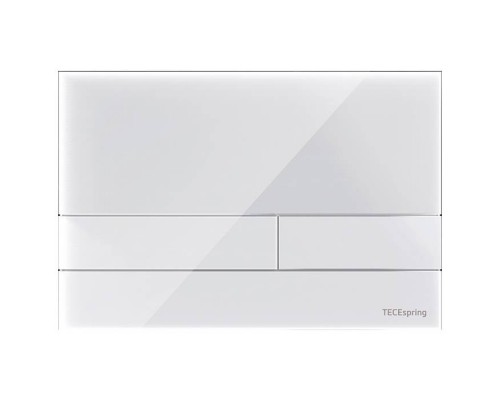 TECEspring Панель смыва для унитаза, акриловая, плоская, цвет: белый. S240850 TECEspring Панель смыва для унитаза, акриловая, плоская, цвет: белый. S240850