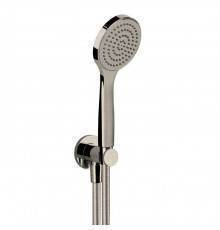 Gessi Emporio shower Душевой гарнитур, состоящий из вывода воды, держателя, шланга 1,5м и лейки, цвет: Finox Brushed Nickel. 38723#149