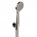 Gessi Emporio shower Душевой гарнитур, состоящий из вывода воды, держателя, шланга 1,5м и лейки, цвет: Finox Brushed Nickel. 38723#149
