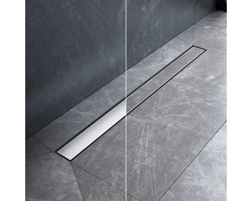 W01SC-U11-080-04SB Трап для душа линейный, универсальный затвор Tile, 80 см W01SC-U11-080-04SB Трап для душа линейный, универсальный затвор Tile, 80 см