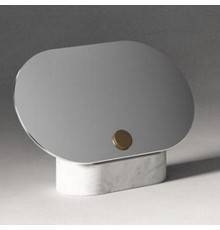 Agape Constellation Зеркало с мраморным основанием настольное 31x20 см, горизонтальное, мрамор Carrara,  цвет: белый. ACOM0301MC