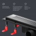 W02SC-P11-050-01BM Трап для душа линейный, универсальный затвор Cut Gradient, 50 см