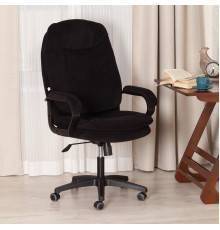 Кресло руководителя TetChair Comfort LT 22, флок черный 35