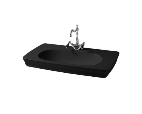 Artceram Civitas Раковина подвесная 90х49,5хh22см, 1 отв, перелив, цвет: черный глянцевый. CIL002 03 00 nero *1 Artceram Civitas Раковина подвесная 90х49,5хh22см, 1 отв, перелив, цвет: черный глянцевый. CIL002 03 00 nero *1