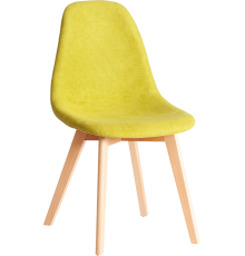 Комплект стульев TetChair Модерн Cindy soft (mod. C1021F1-1) фактурный велюр светло-зеленый LY1701-8, ножки натуральные, 4 шт.