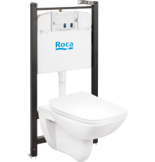 Комплект Roca Debba 893104970 подвесной унитаз + инсталляция + сиденье
