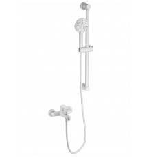 Смеситель для ванны с душем Wonzon   Woghand WW-AE3205-MW, матовый белый