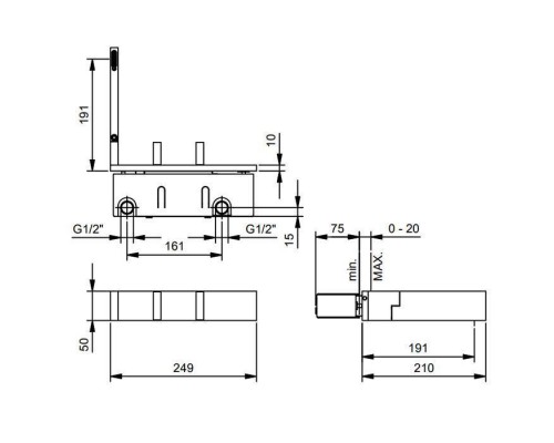 Fantini Внутренняя часть смесителя для раковины, 1/2. 44 00 T010A Fantini Внутренняя часть смесителя для раковины, 1/2. 44 00 T010A