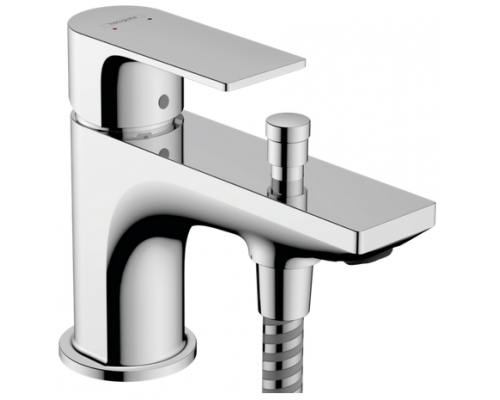 HG 72 437 000 Rebris E Смеситель на борт ванны Monotrou, вылет 140 мм, ЭКО режим, с переключателем 72437000