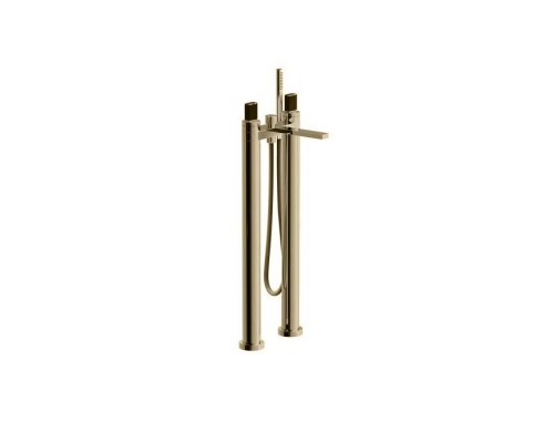 Fantini Venezia In Смеситель для ванны, напольный, излив: 215 мм, цвет: Matt British Gold PVD. 29 P6 N580SB, 29 P6 N448 Fantini Venezia In Смеситель для ванны, напольный, излив: 215 мм, цвет: Matt British Gold PVD. 29 P6 N580SB, 29 P6 N448