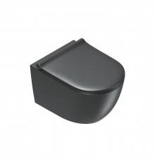 Catalano Sfera Унитаз подвесной 50x35см Rimless, цвет: черный матовый. 0511500022