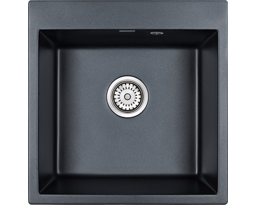 Мойка кухонная Paulmark Kante 50 PM105152-BLM черный металлик