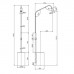 Fima Carlo Frattini Outdoor Душевая колонна freestanding MARMOREA, цвет: нержавеющая сталь/Carrara. F5971RBINOX