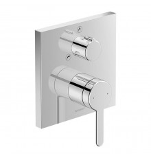Duravit C.1 Смеситель для ванны, встраиваемый, с перепускным клапаном, цвет: хром. C15210011010,  GK0900000000