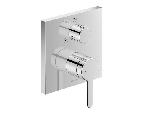 Duravit C.1 Смеситель для ванны, встраиваемый, с перепускным клапаном, цвет: хром. C15210011010,  GK0900000000